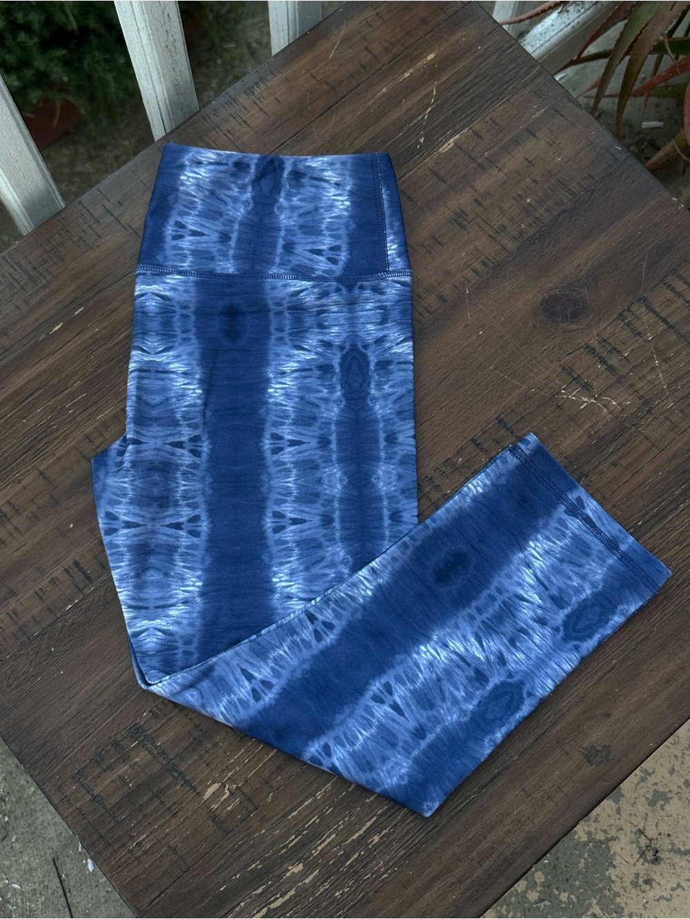 Navy Tie-Dye Leggings